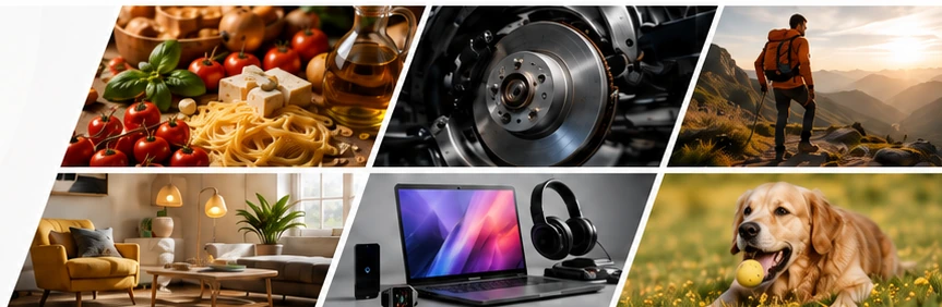 Food, Ricambi, Sport, Casa, Tecnologia e Animali su Ipermondo
