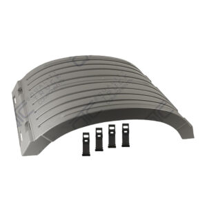 Calotta Parafango 150mm con Cinghietti Adatto a Mercedes Actros MP2 dal 2002 al 2008