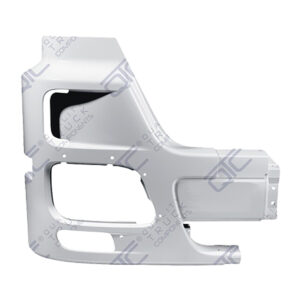 Paraurto Laterale Destro Bianco con Fendinebbia Senza Presa Aria Adatto a Mercedes Actros Megaspace 2 dal 2002 al 2008