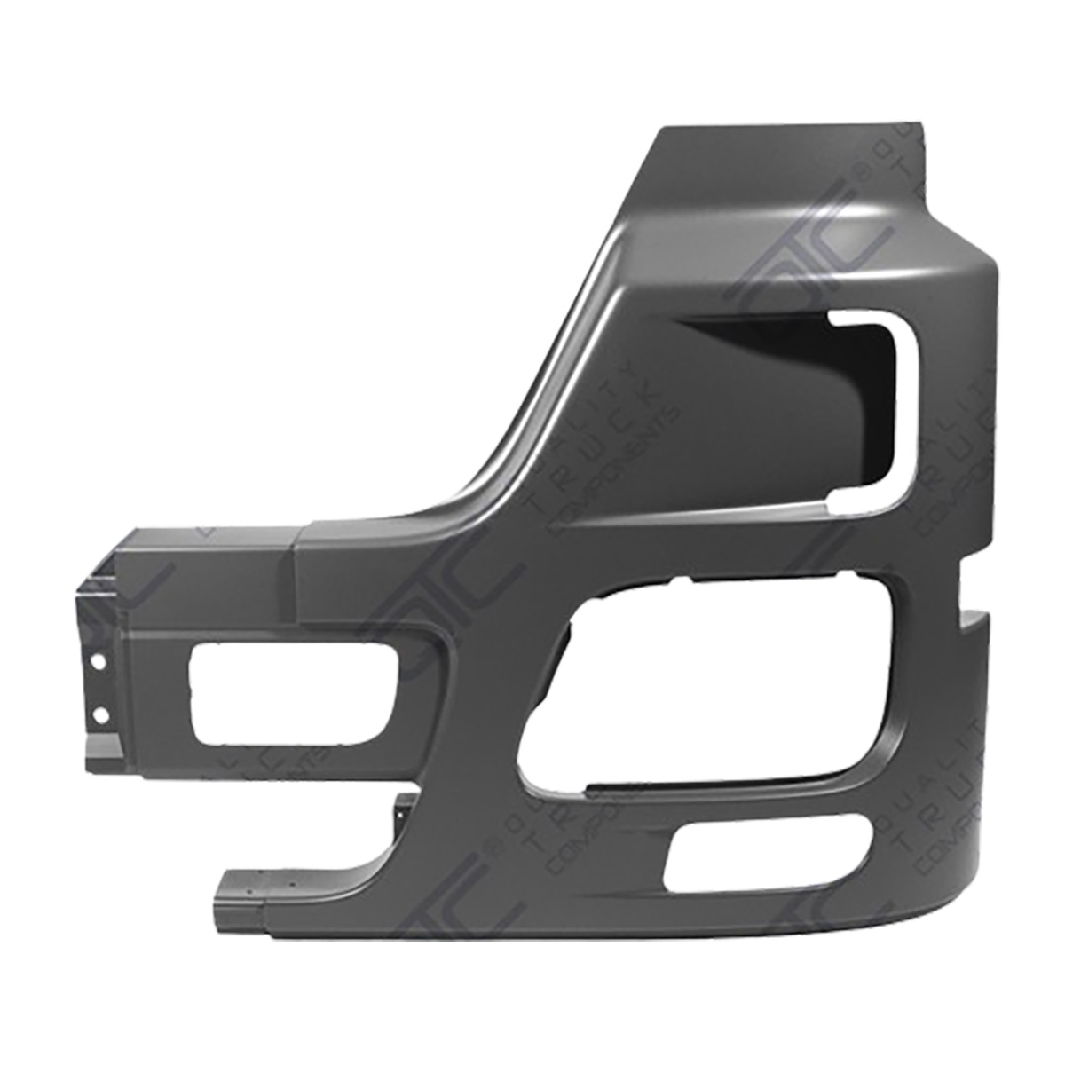 Paraurto Laterale Sinistro con Fendinebbia e Presa Aria Grigio Adatto a Mercedes Actros Megaspace 3 2008 - 2011