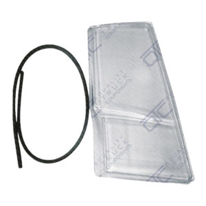 Lente Faro Principale Destro con Ganci e Guarnizioni Adatto a Volvo FH2 2002 - 2008