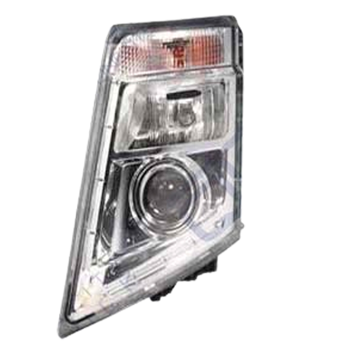 Faro Sinistro con Modanatura Argentata Elettrico Adatto a Volvo FH3 2008 - 2012