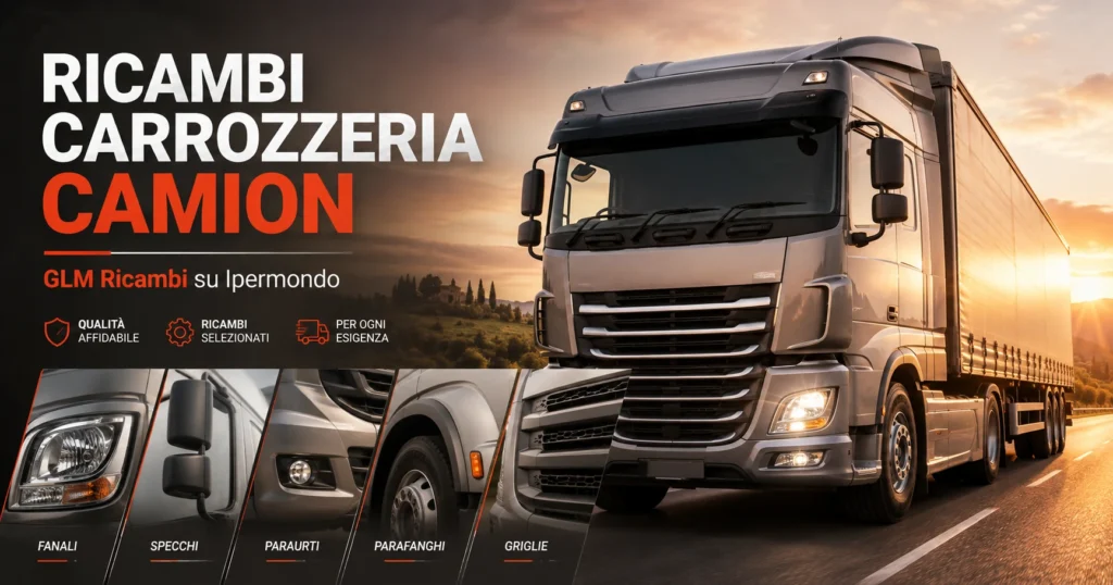 Ricambi carrozzeria camion GLM Ricambi su Ipermondo