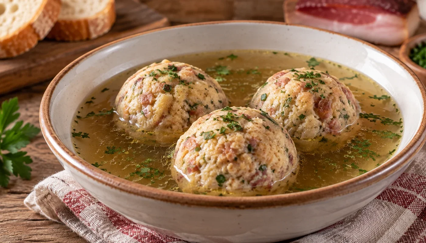 Canederli in brodo: ricetta tradizionale altoatesina