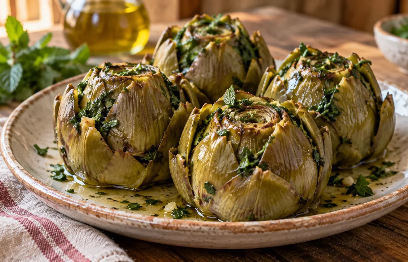 Carciofi alla romana: ricetta tradizionale