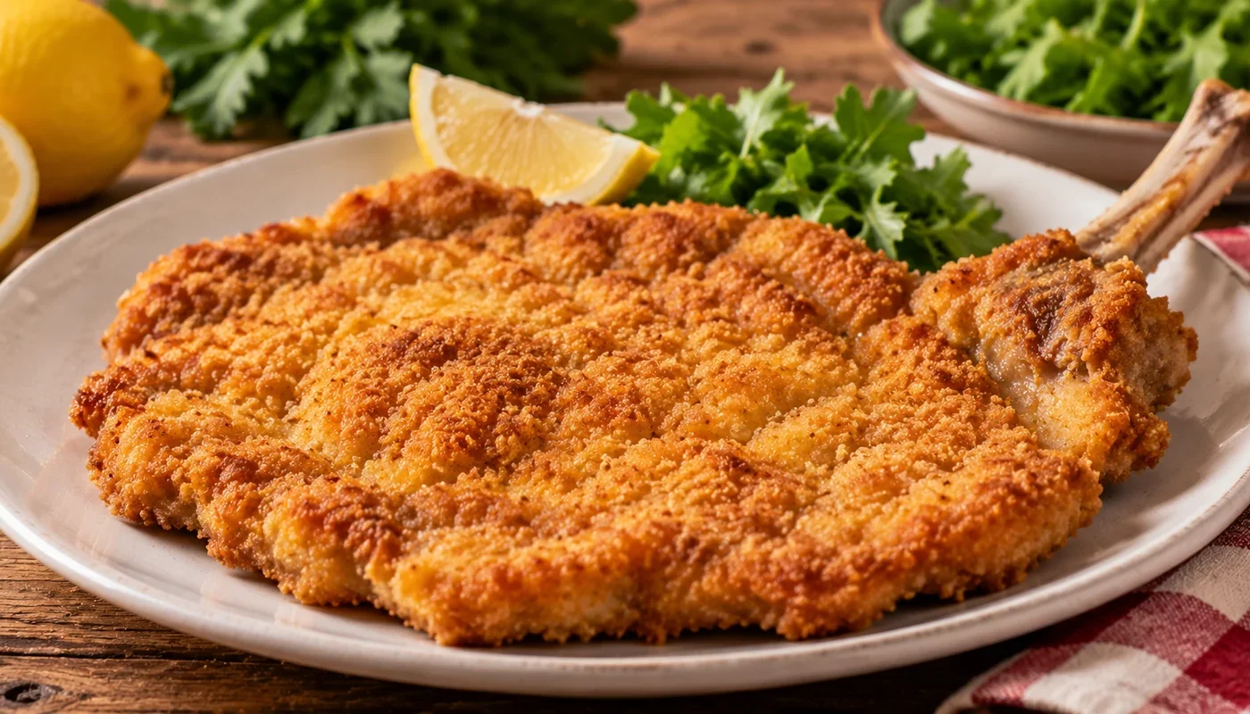 Cotoletta alla milanese: ricetta tradizionale con osso