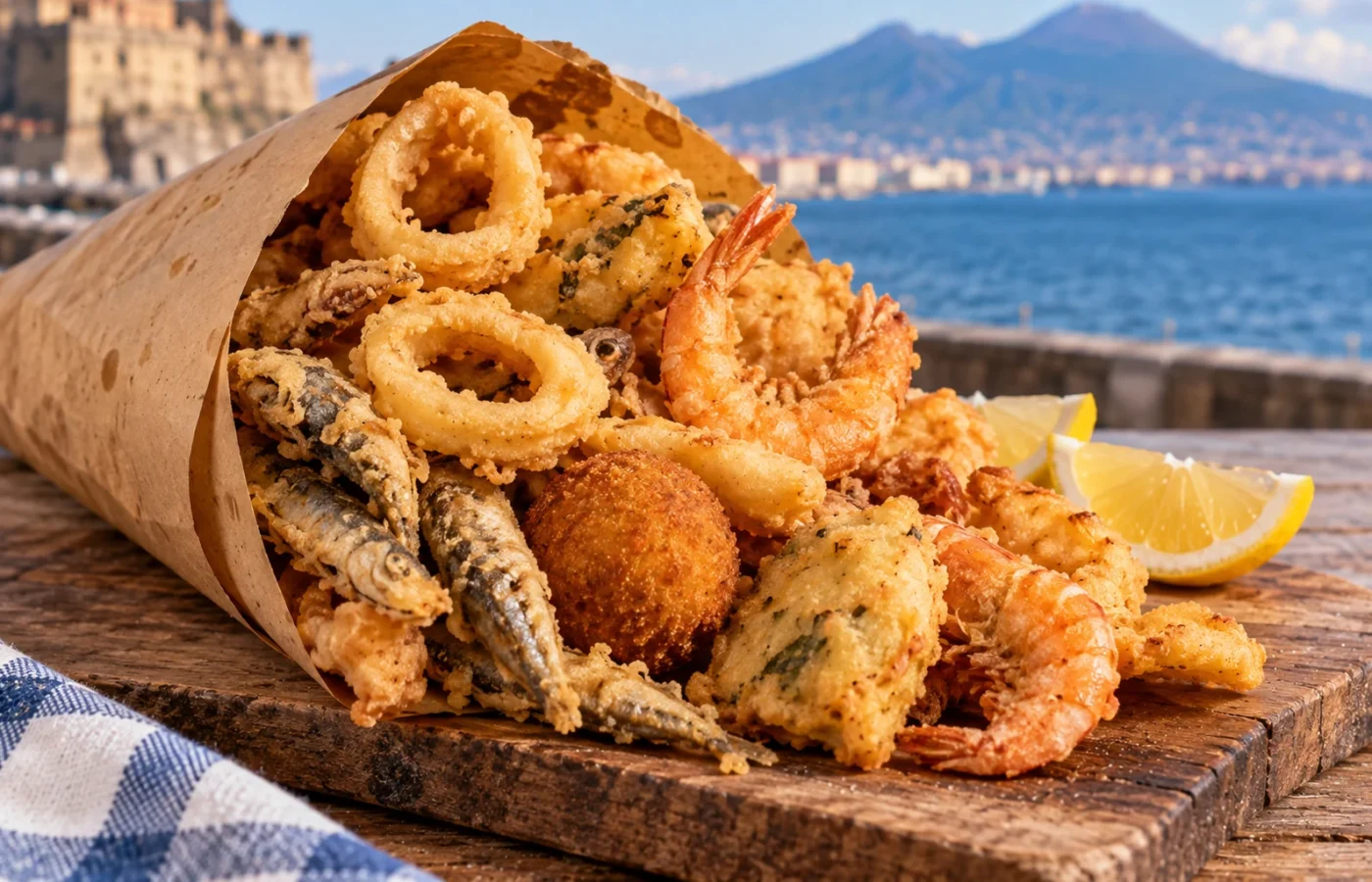 Cuoppo fritto di mare napoletano: ricetta tradizionale dello street food partenopeo