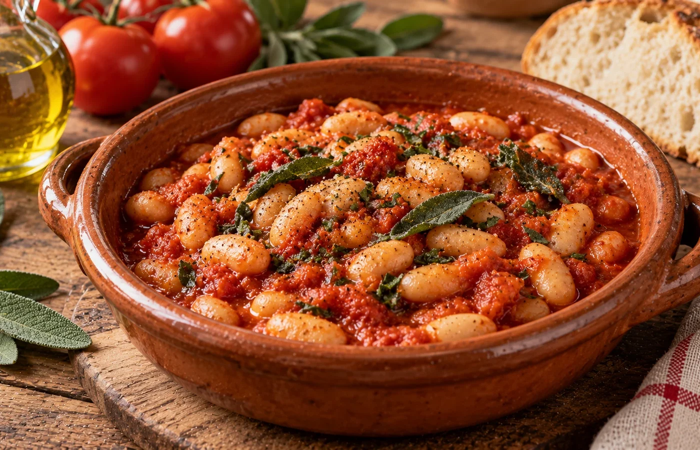 Fagioli all’uccelletto: ricetta tradizionale toscana