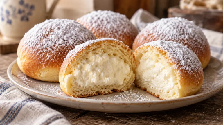 Fiocchi di neve napoletani: ricetta soffice con crema al latte