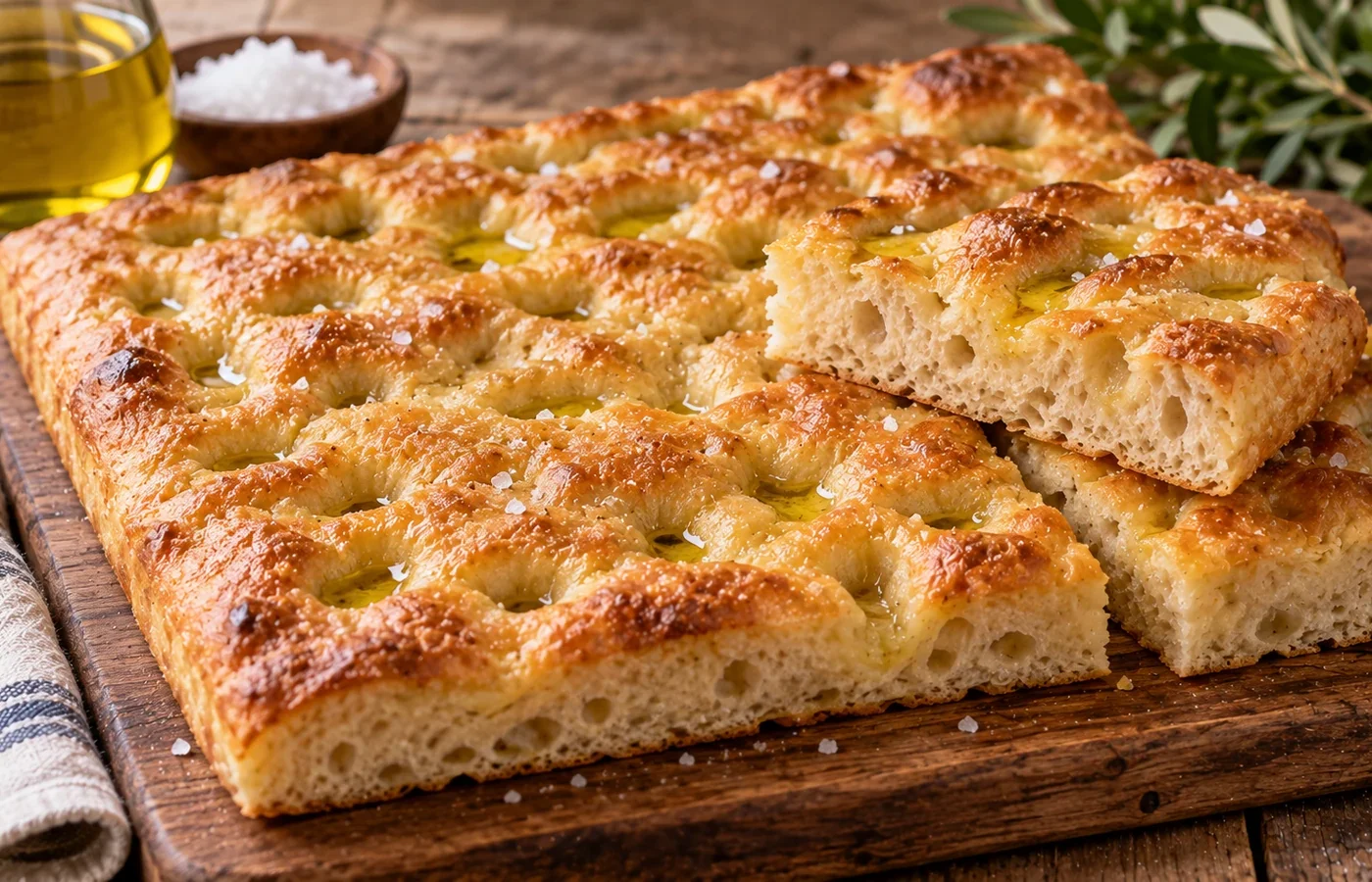 Focaccia genovese: ricetta tradizionale ligure