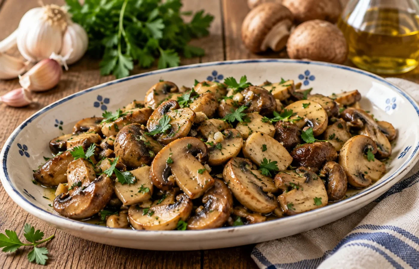 Funghi trifolati della nonna: ricetta tradizionale
