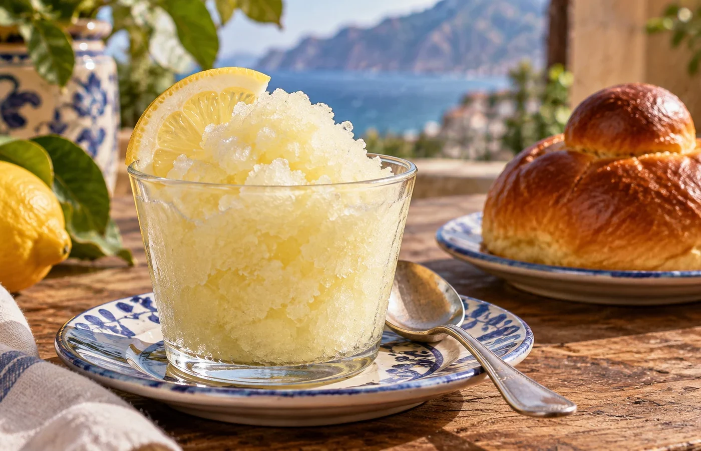 Granita siciliana al limone