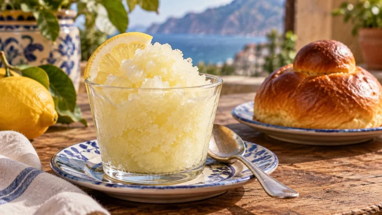 Granita siciliana al limone