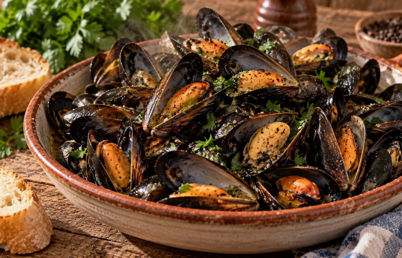 Impepata di cozze napoletana: ricetta tradizionale semplice e saporita