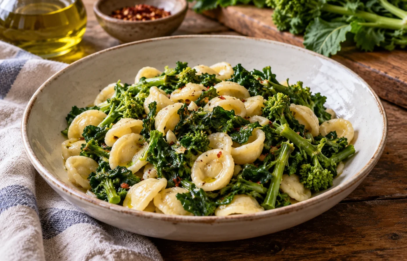 Orecchiette con le cime di rapa: ricetta tradizionale pugliese