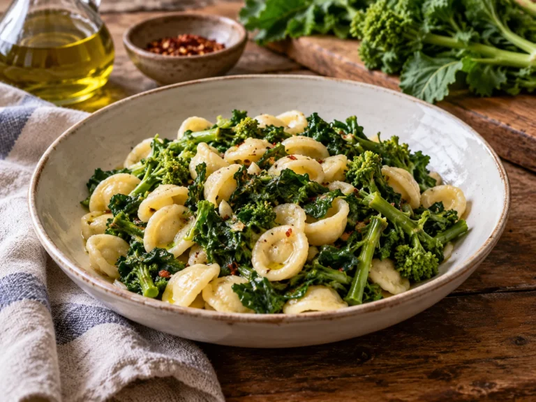 Orecchiette con le cime di rapa: ricetta tradizionale pugliese