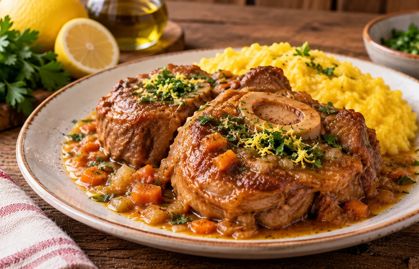 Ossobuco alla milanese: ricetta tradizionale con gremolada