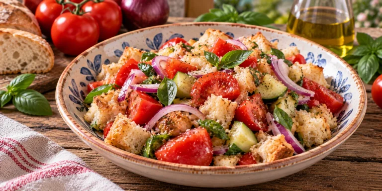 Panzanella toscana: ricetta tradizionale con pane raffermo e pomodori