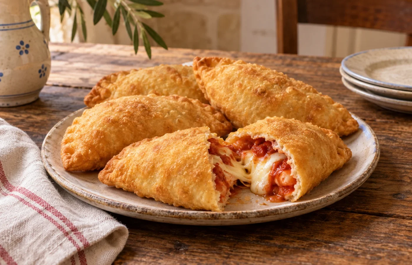 Panzerotti pugliesi: ricetta tradizionale fritta con pomodoro e mozzarella