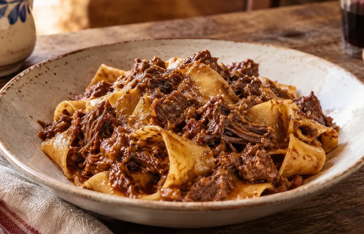Pappardelle al sugo di lepre dei Castelli Romani: ricetta tradizionale