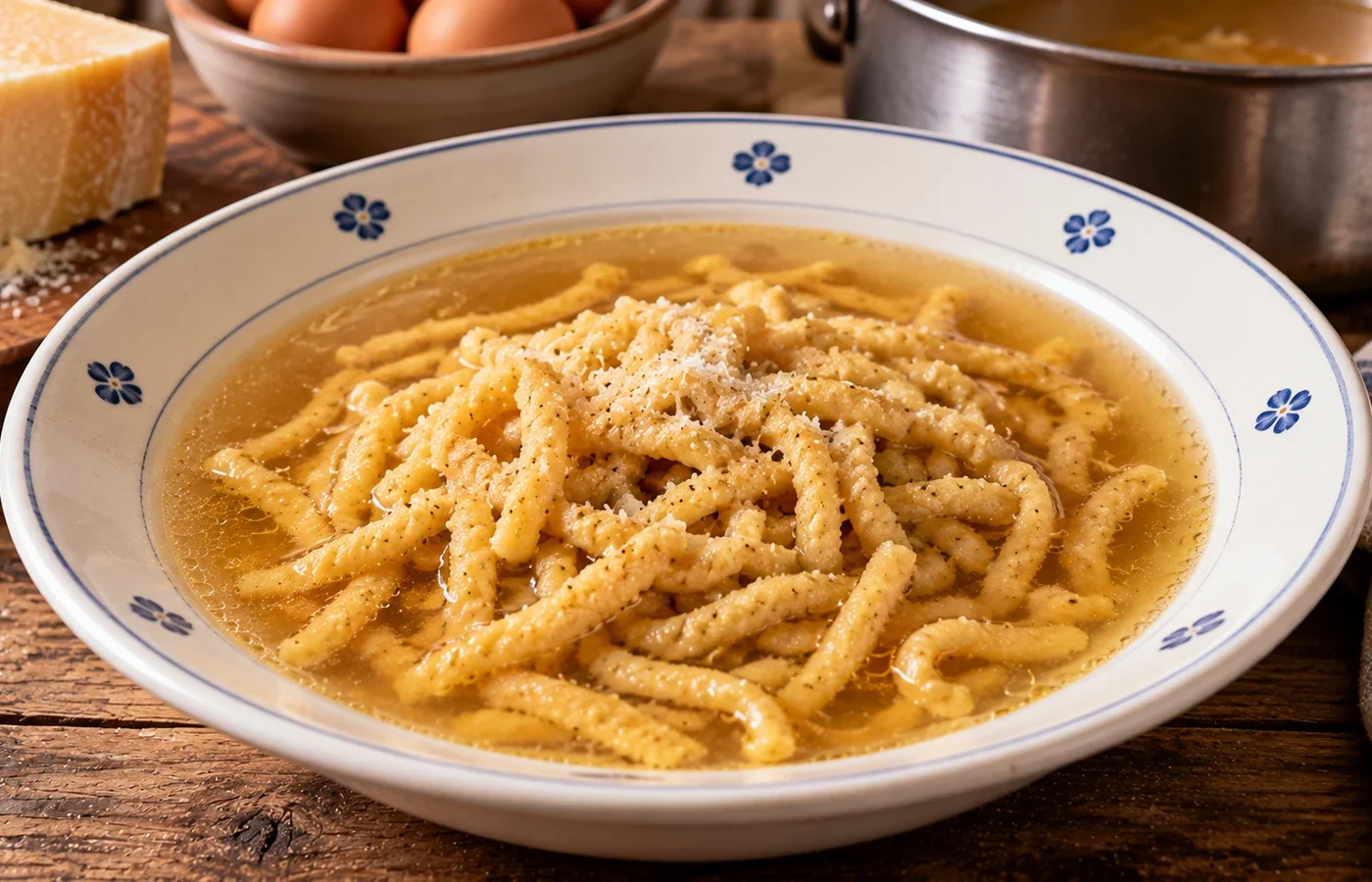 Passatelli in brodo: ricetta tradizionale emiliano-romagnola