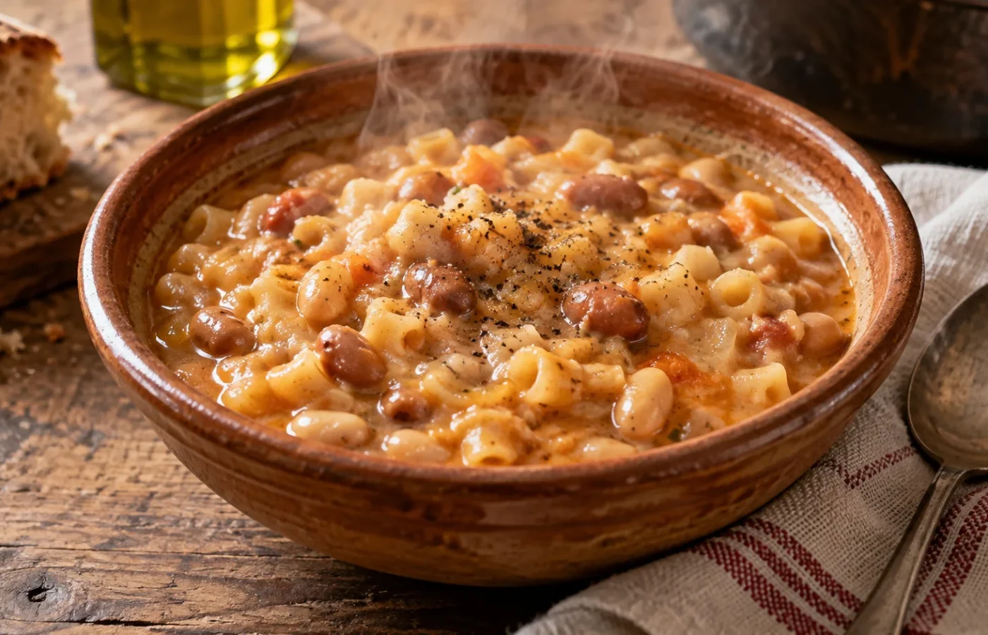 Pasta e fagioli alla napoletana: ricetta tradizionale