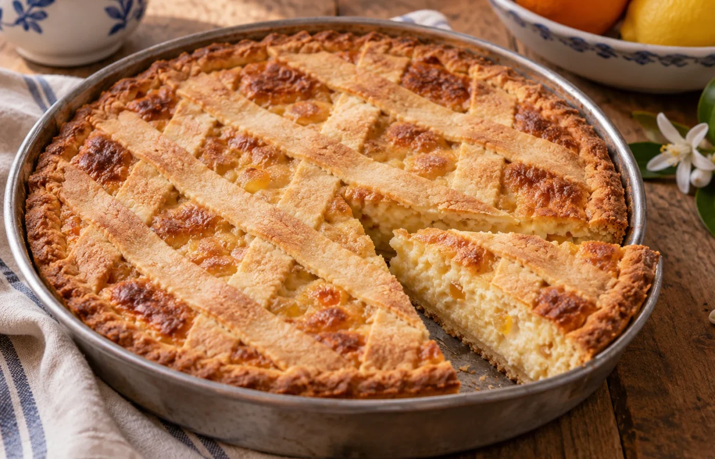 Pastiera napoletana della nonna: ricetta tradizionale