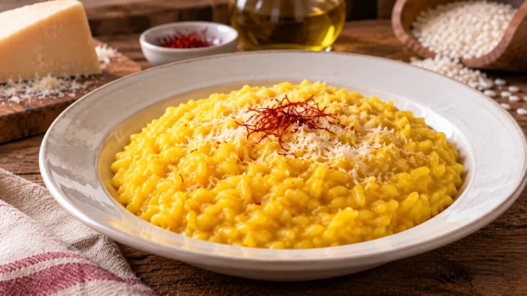 Risotto alla milanese: ricetta tradizionale con zafferano