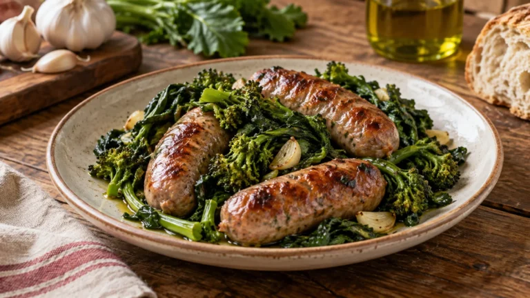Salsicce e friarielli: ricetta napoletana tradizionale