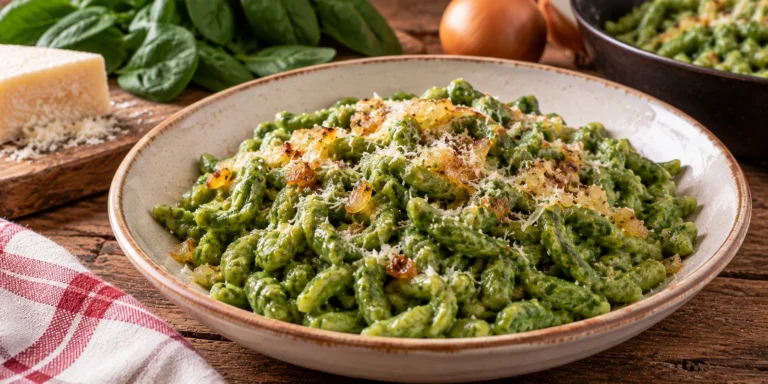 Spätzle tirolesi agli spinaci: ricetta tradizionale altoatesina