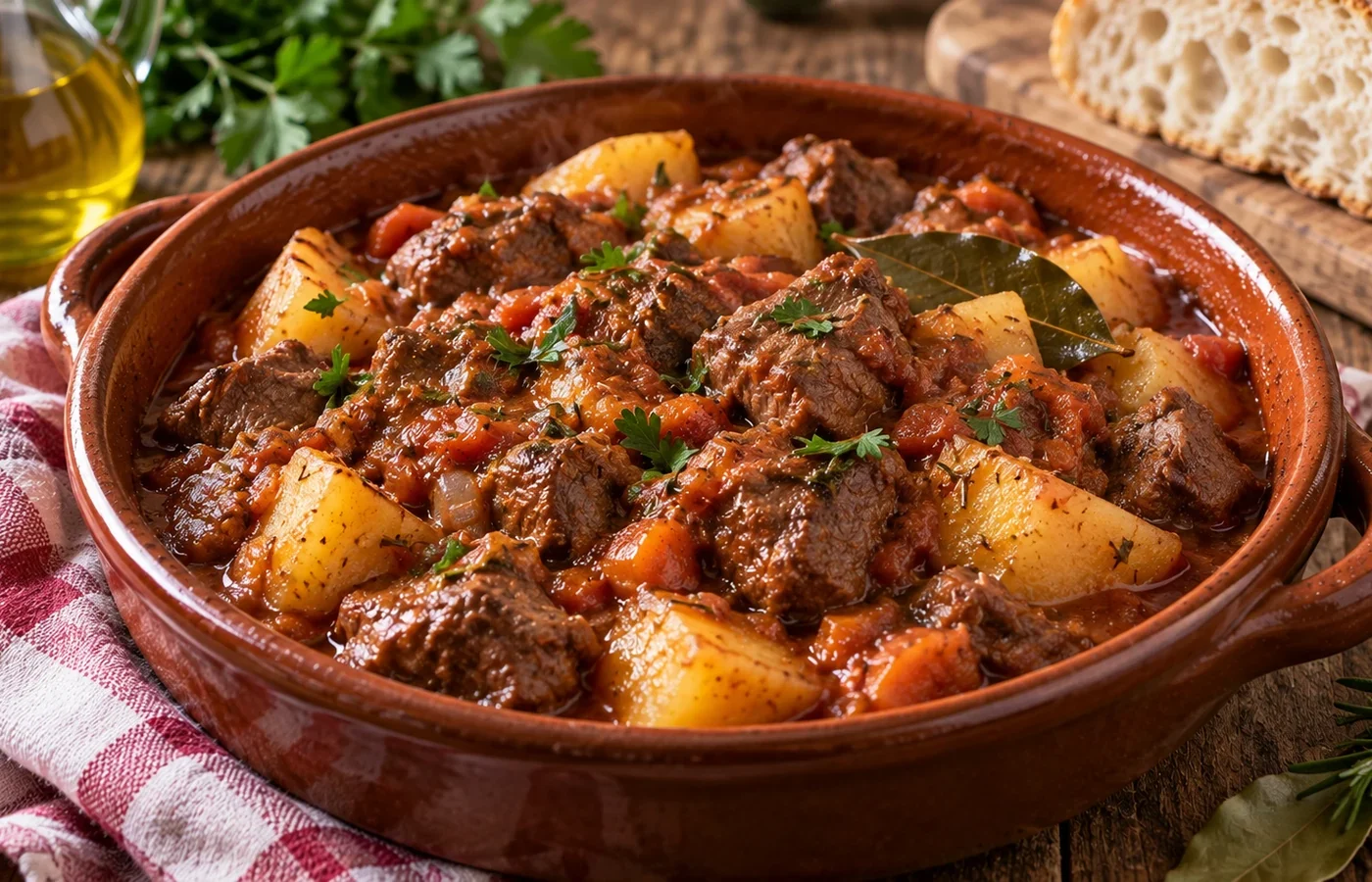Spezzatino con patate della nonna: ricetta tradizionale
