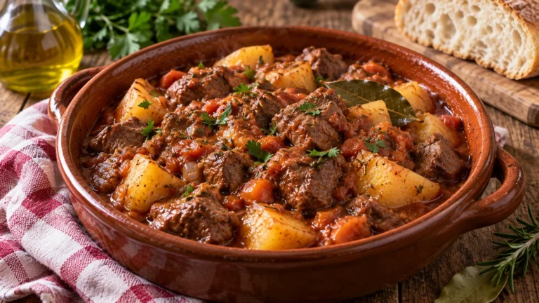 Spezzatino con patate della nonna: ricetta tradizionale