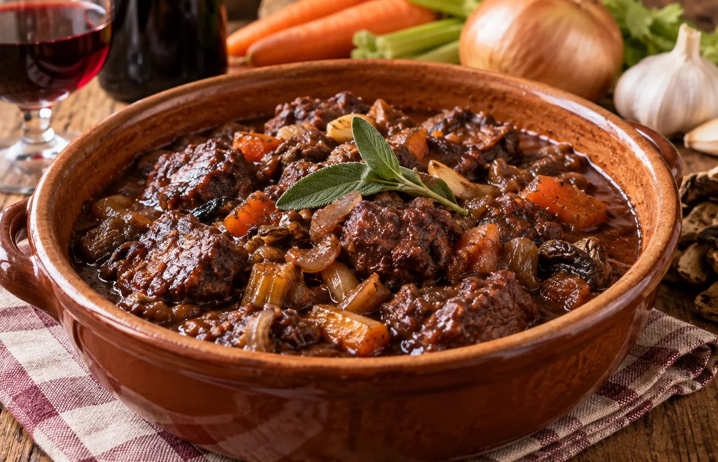 Stufato al Barolo della nonna: ricetta tradizionale
