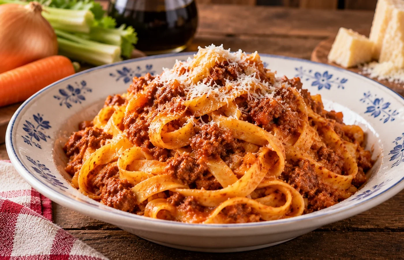 Tagliatelle al ragù: ricetta tradizionale bolognese
