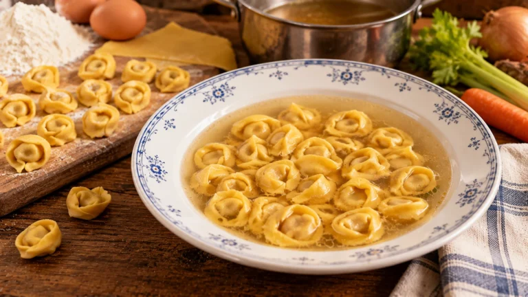 Tortellini in brodo: ricetta tradizionale emiliana