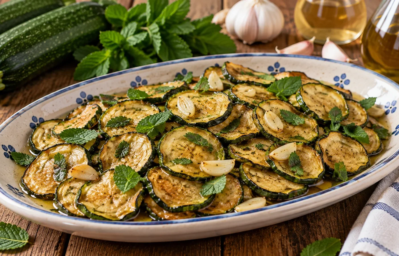 Zucchine alla scapece della nonna: ricetta napoletana tradizionale