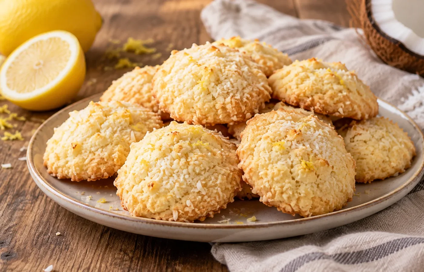 Biscotti cocco e limone Bimby