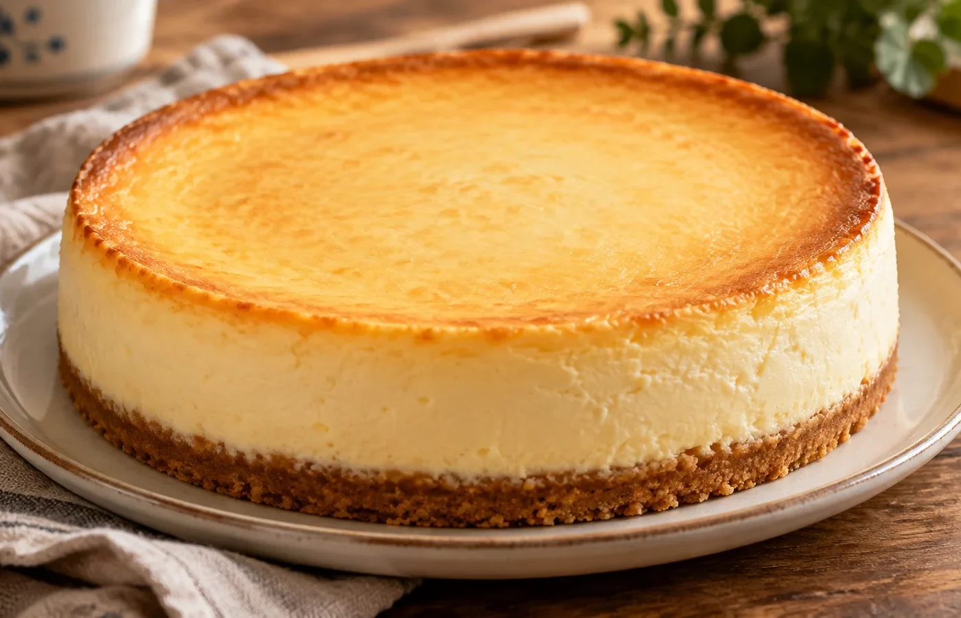 Cheesecake cotta alla vaniglia Bimby