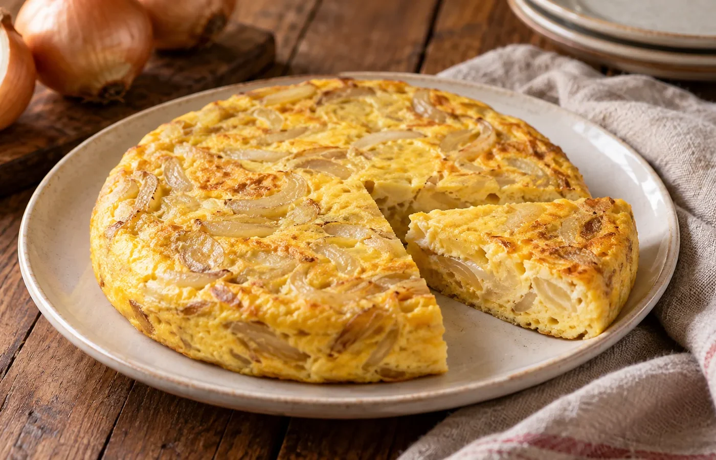 Frittata di cipolle al Varoma Bimby