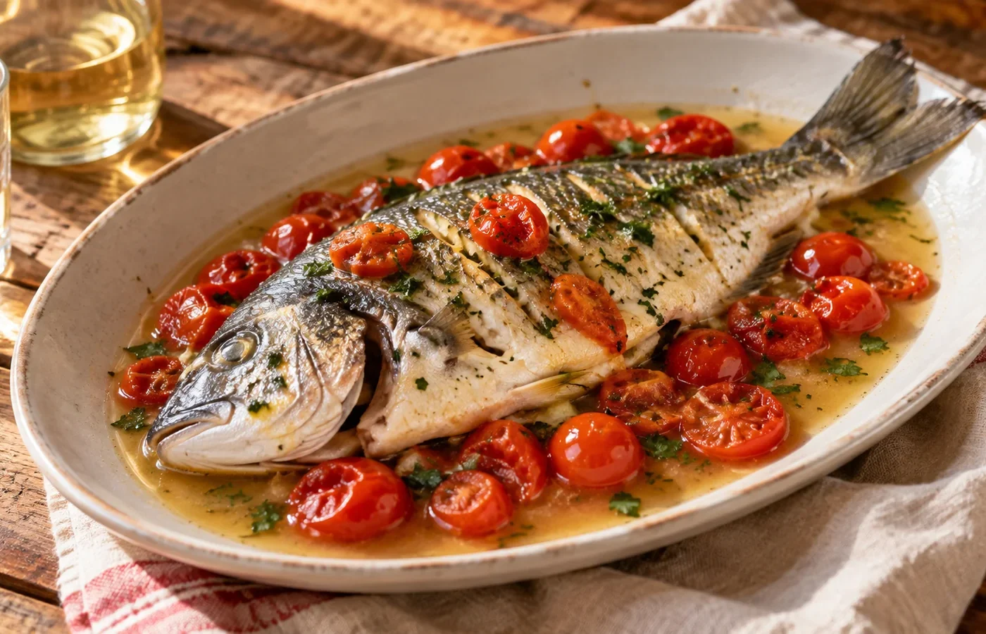 Orata all’acqua pazza al Varoma Bimby