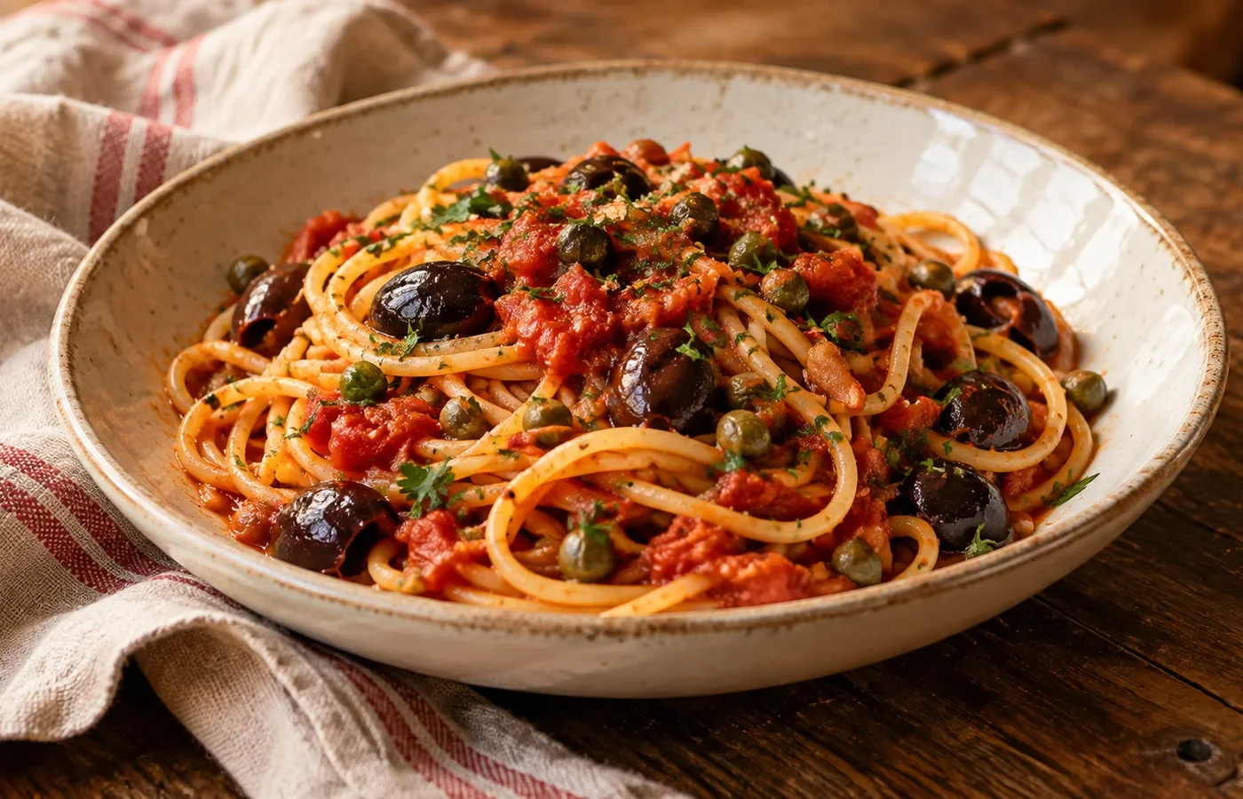 Pasta alla puttanesca Bimby