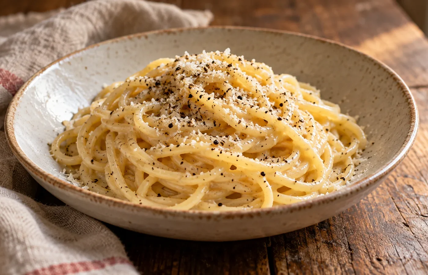 Pasta cacio e pepe Bimby
