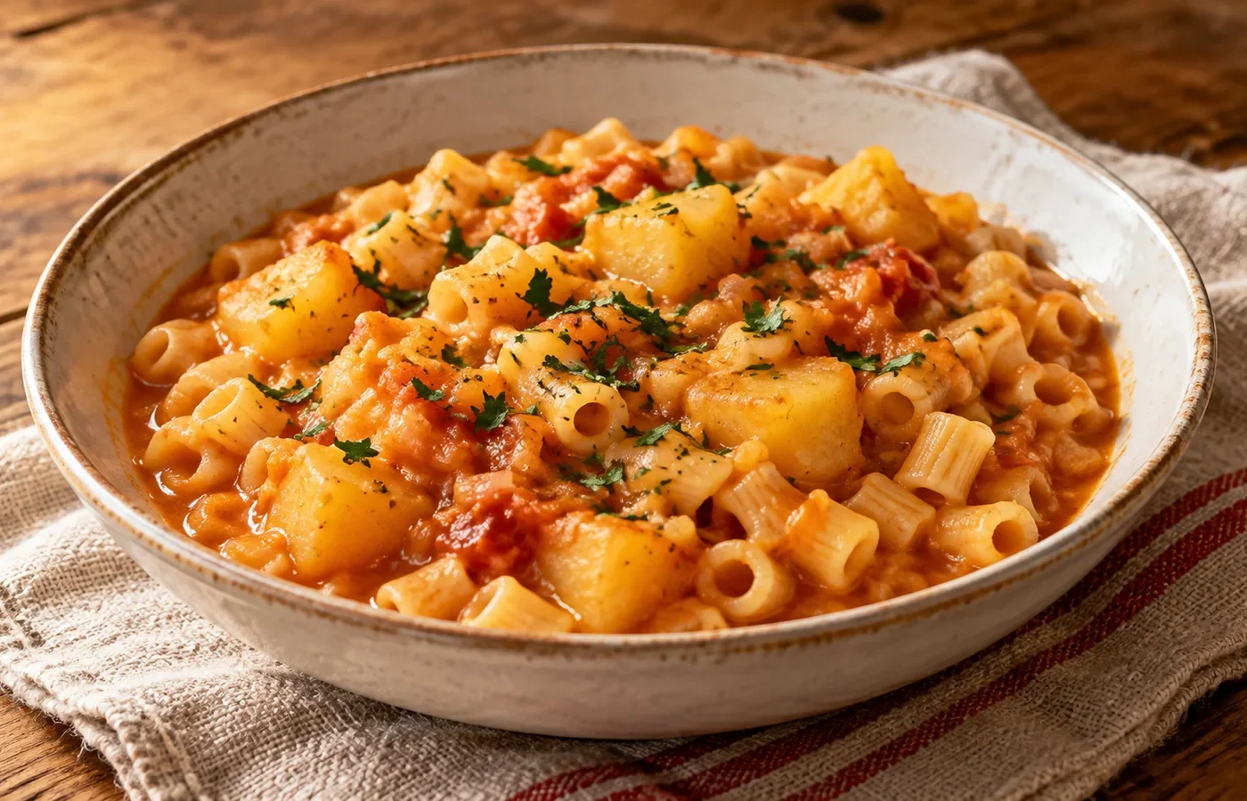 Pasta e patate alla napoletana Bimby