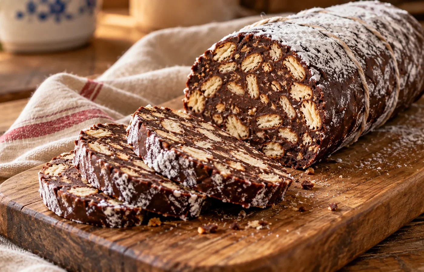 Salame di cioccolato Bimby