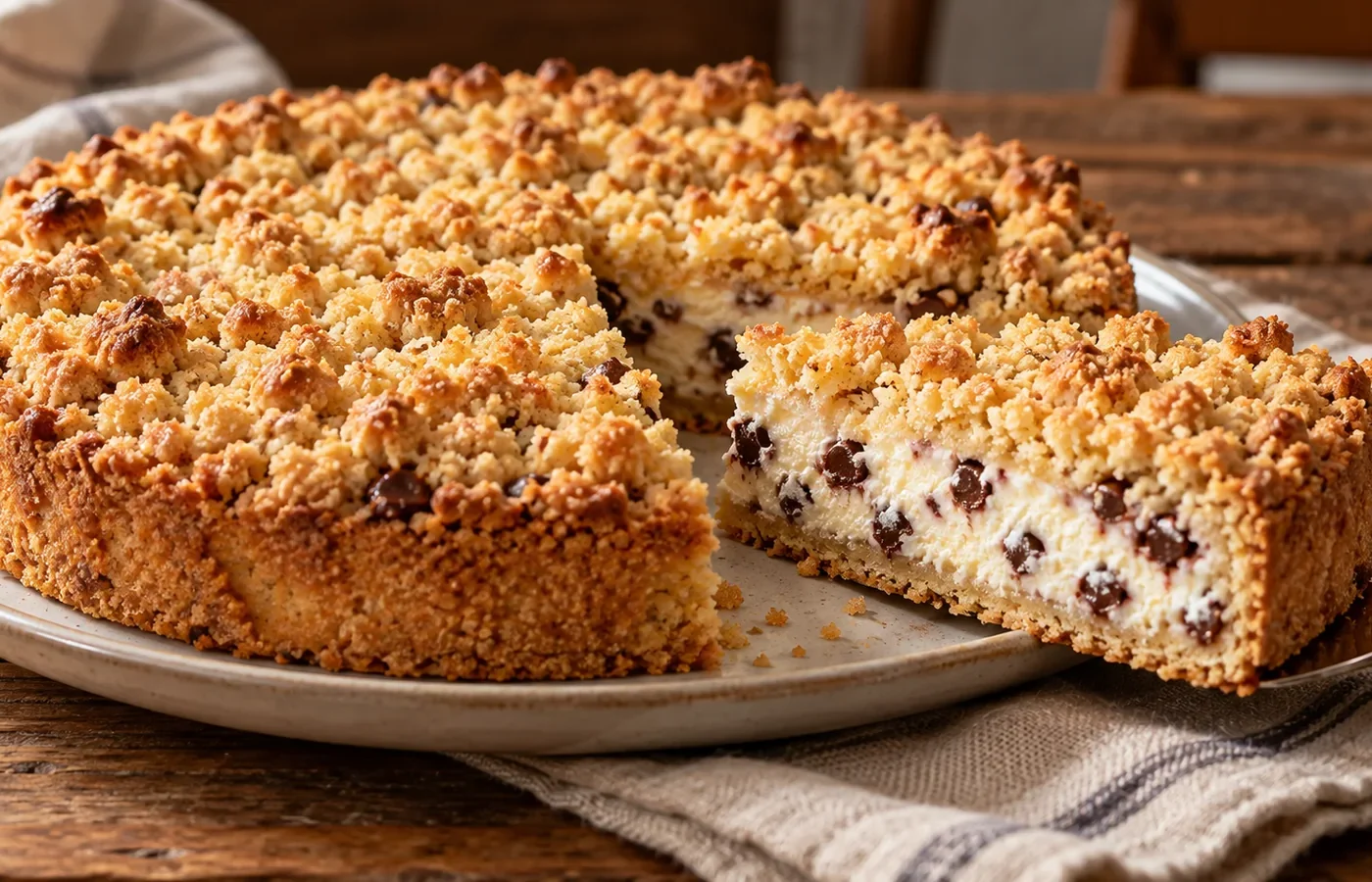 Sbriciolata ricotta e cioccolato Bimby